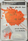 Pink Floyd Concert Poster 1984 David Gilmour Greek Theater Berkeley  Ca