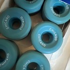 Set Of 8 Rare Vintage Chicago Roller Skate Wheels Old School