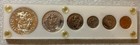 1972 Panama -  Proof Set  6  W  2 Silver Balboa - 1 Oz Asw - Capitol Holder -rar