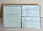 Vtg Fete Boxed Stationary Set Letter Sheets Notes Envelopes Retro Correspondence