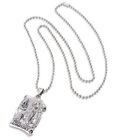 Catholic Saint Stainless Steel Pendant With Necklace  lourdes  Saint Anthony 