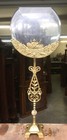 Victorian Art Deco Glass Fish Tank Bowl Stand
