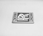 Vintage Rolls Royce Car Front Radiator Grille Trunk Boot Emblem Badge Decal Blk