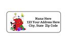 30 Christmas Beagle Personalized Return Address Labels 1 In X 2 625 In