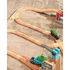 52-piece Wooden Train Track Lot Railway Set Thomas The Train Brio Accessories