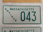 Vintage Massachusetts 1980 s License Plate   042