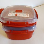 Sistema Klip It Microwave Food Steamer And Removable Baskets  Bpa Free