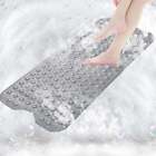 Non-slip Bath Tub Mat  40 X 16 inch Extra Long Antibacterial Bathroom Shower Mat