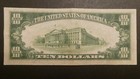 1934 A  10 Silver Certificate North Africa Paper Money Bank Note Currency Bill