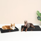 Orthopedic Xxl Dog Bed 47x29 Large Pet Sofa Washable Cover Black