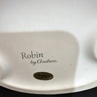 Andrea By Sadek Robin Bird Figurine On Wood Base - Robin Species