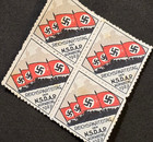 Ww2 Wwii Nazi German Third Reich Nsdap Nurnberg Party Rally 1927 Stamp Block Mnh
