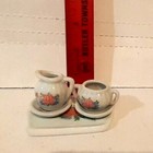 Vintage Tea Set  Pretend Play Tea Party Set Mini Porcelain Tea Set 5pcs   651 
