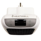 Heatwell Deluxe Plug-in Wall Outlet Personal Heater With Remote Control     White