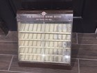 Vintage Star  Mercerized Sewing Cotton Display Cabinet Spool Thread Glass Door