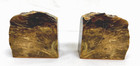 Petrified Wood Bookends Polished Matching 4 5  X 4  X 3 2  - 6  Lbs  Beautiful 
