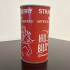 Hill Billy Beverages Strawberry 12 Fl Oz Soda Can Red White