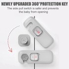 1pc Child Safety Fridge Lock Baby Proof Cabinet Door Security Lock For Home Use