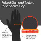 6 Or 8 Mil Heavy Duty Stretch Nitrile Black Gloves Disposable Latex Free
