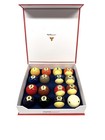 New Dynasheres Gold Ball Set - 2 1 4  Pool Ball Set - Free Racks   Cloth