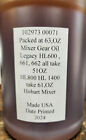 Hobart Legacy  Correct Mixer Oil Hl600 Hl662 Hl661  Transmission Gear Box  63 Oz