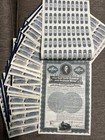  lot Of 25  New York Central And Hudson River Railroad  Bonds With Coupons
