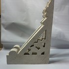 Pair Vintage Gothic Victorian Gingerbread Corbel Brackets 16    X 11    X 1 5   