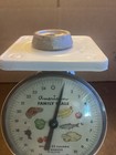 Vintage American Family Kitchen Scale 25 Lb W face With Pics Of Assorted Food