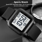 Men s Military Sports Watch Led Screen Large Digital Face Waterproof Wristwatch