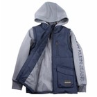 Calvin Klein Jeans Youth Boys 2-in-1 Hooded Jacket  Navy  M 10 12