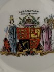 1902 Edward Vii And Alexandra Coronation Plate  Excellent Condition 