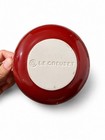 Le Creuset Stoneware Red Mini Casserole Bean Pot Soup Bowl W  Lid Handles 16oz