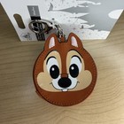 Brand New Disney Parks Chip  n Dale Two-sided Coin Purse Bag Charm Keychain