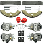 Front Brake Wheel Cylinders W shoes Kit For Honda Rancher 350 400 Trx350 Trx400