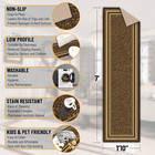 Modern Hall Runner Rug Long Rugs Hallway Area Carpet Non Slip Rubber Mat Gift Us