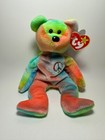 Ty Beanie Baby Peace 5th Gen Ht 6th Gen Tt Tie Dye Mint Condition Vintage 102