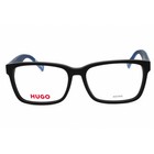 Hugo Unisex Eyeglasses Matte Black Plastic Rectangular Full Rim Hg 0182 0003 00
