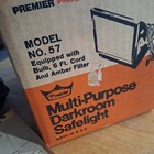 Vintage Premier Model 57  Multi Purpose Darkroom Safelight In Original Box