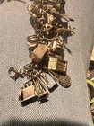 Vintage Sterling Silver Mechanical Charm Bracelet Articulated Movers  Rare Charm