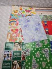 Vintage Christmas birthday Wrapping Paper 15 Sheets Assortment  
