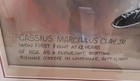 Incredible Cassius Clay Muhammad Ali Original Painting   Vintage Signature 