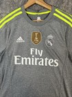 Adidas Real Madrid Jersey World Cup Winner Logo 2015-16 Men   s Medium