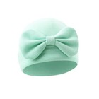 Newborn Baby Girl Cotton Beanie Hat  Bow Cap  0-6 Months  Infant Hospital Hat