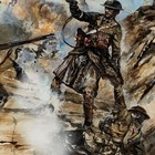A E Mackintosh War Poet Seaforth Highlanders Military Cross Action Signed Print