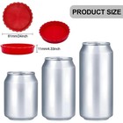 6x Silicone Soda Can Cover Top Lid Beer Beverage Juice Can Cover Drink Protector
