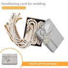 Wedding Handfasting Cord Natural Cotton Lasso With Celtic Knot Pattern