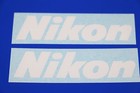  pair  Nikon Logo Decal Vinyl Sticker Camera Camcorder Photography  Dslr Photo