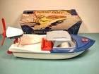 Rare Vintage Knickerbocker Swamp Boat W airplane Motor  54 Works  See Video Lt73