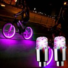 Led Tire Valve Cap Lamp Spoke Light Flash For Bike Bicycle Car Motor Wheel