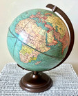 Vntg  C 1948 10 5  Cram s Universal Terrestrial Desk Globe  World Map No  105